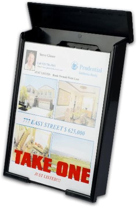 real estate brochure holder|outdoor brochure boxes real estate.